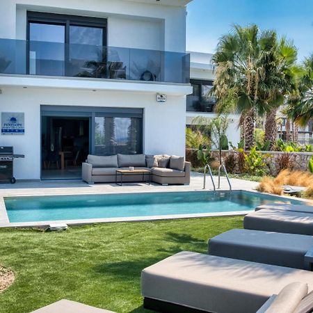 Penelope Beachfront Villa Kremasti  Exterior photo