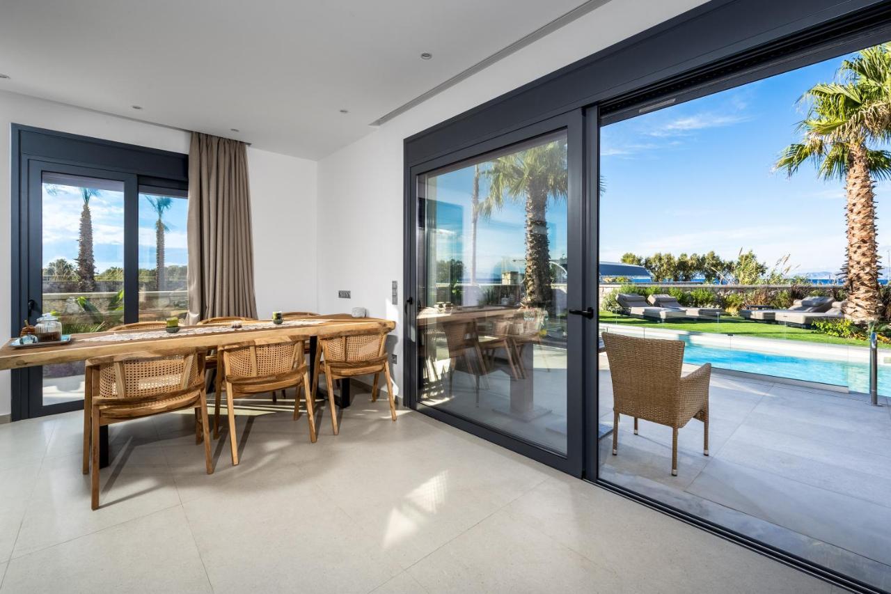 Penelope Beachfront Villa Kremasti  Exterior photo